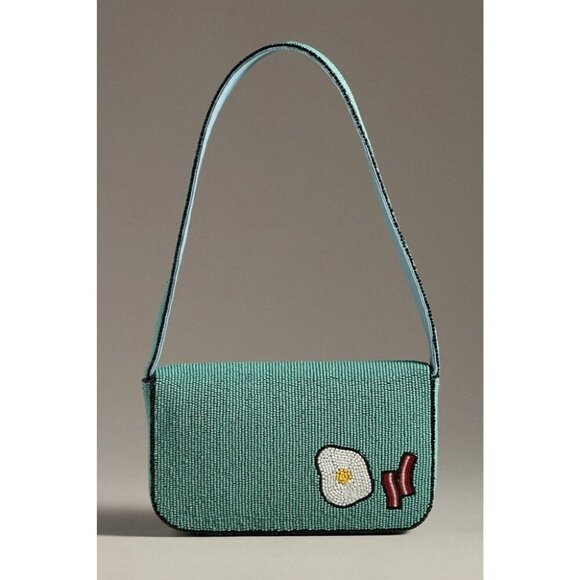 The Fiona Beaded Bag: Food & Drink Bacon & Eggs - Picture 2 of 3